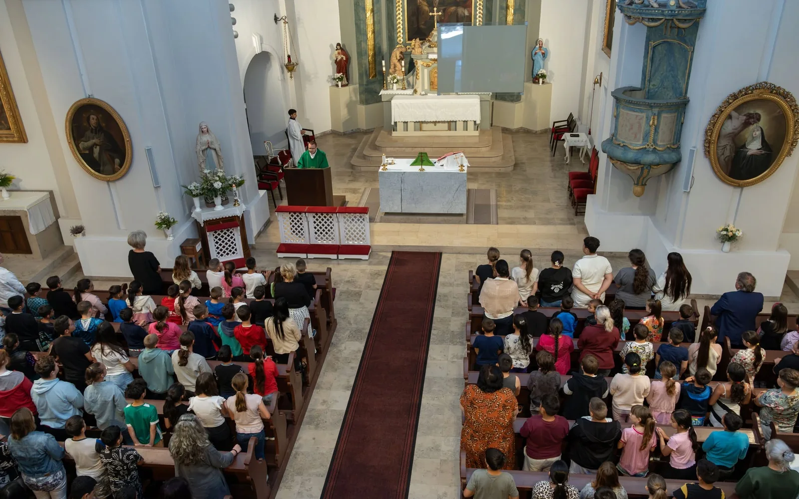 Tanévzáró szentmise a kenderesi templomban
